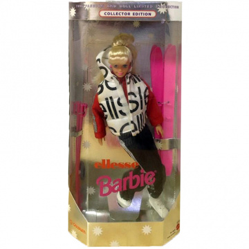 Muñeca Ellesse Barbie - Exclusiva Goldwin (blanco-negro-rojo)