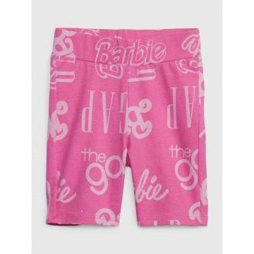 Pantalones cortos de algodón orgánico con logo de Gap × Barbie™ para niños pequeños