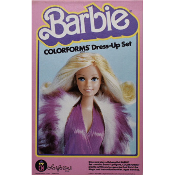 Set Barbie Colorforms Dress-Up
