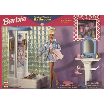 Barbie So Real So Now Bathroom