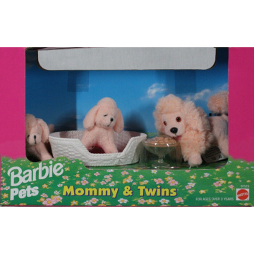 Mommy & Twins Barbie Pets