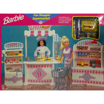 Set de juegos Shoppin' Fun Barbie & Kelly Supermarket