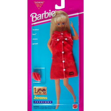 Vestido rojo Barbie Lee Jeans Fashion