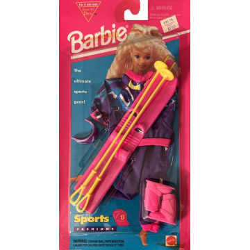 Modas Skiing Outfit With Skis Barbie Sports