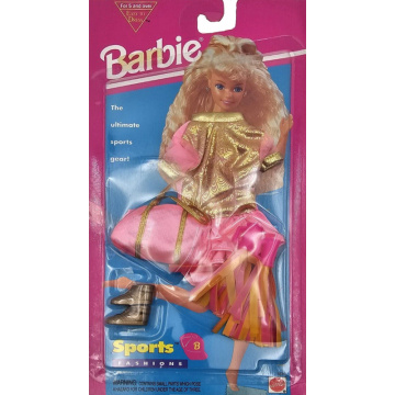 Rosa con pompones Barbie Sports Fashions