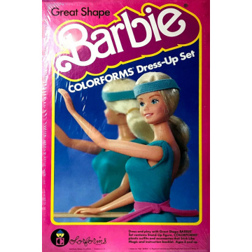 Set Colorforms Great Shape Barbie Dress-Up