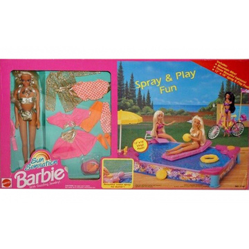 Set de regalo Barbie Sun Sensation Spray & Play Fun