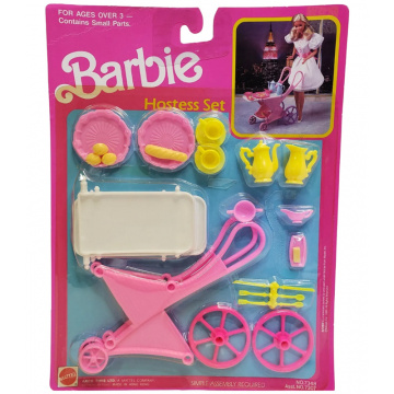 Set Barbie Hostess Cart