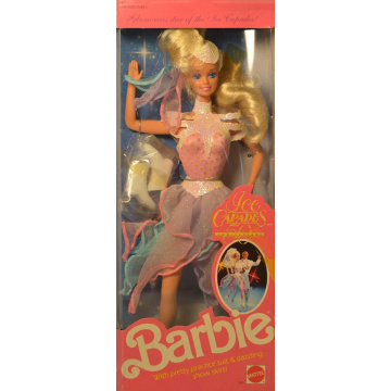 Muñeca Barbie Ice Capades (rosa)