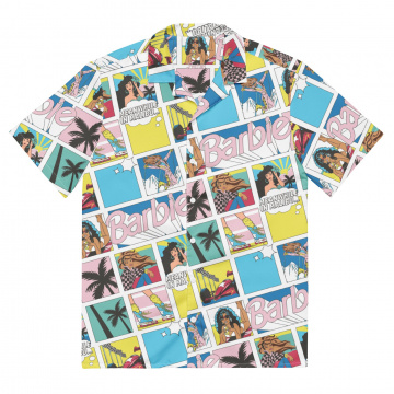 Camiseta de Barbie con estampado de cómic de Malibú