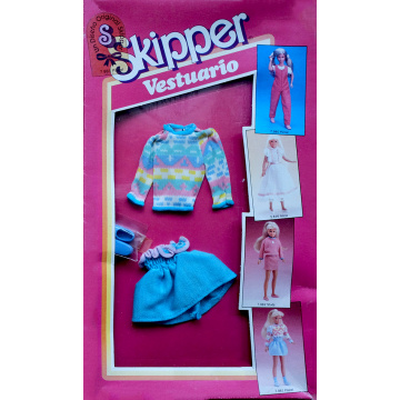 Barbie Moda Pastel Vestuario Skipper #7981