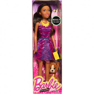 Muñeca Barbie Fashion con cachorro - Best Fashion Friend (AA)
