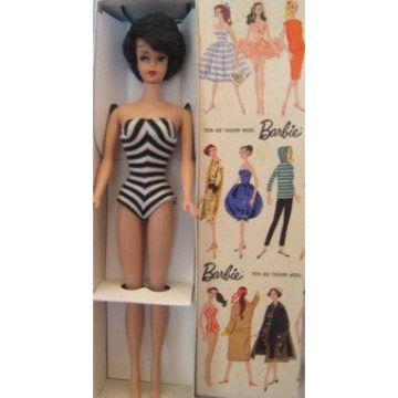 Barbie Bubblecut (morena) en traje de baño original #850