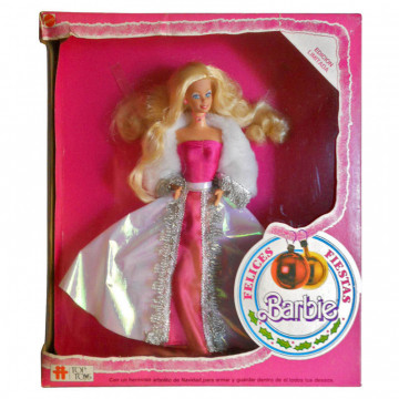 Muñeca Barbie Felices Fiestas Barbie 1990