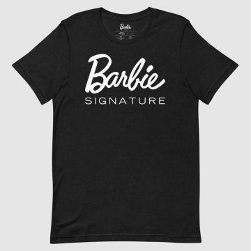 Barbie Classic Logo camiseta negra unisex