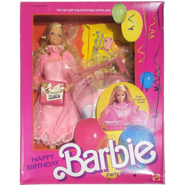 Set de regalo party Barbie Happy Birthday