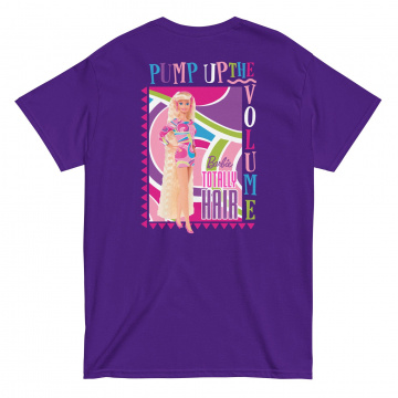 Camiseta morada Barbie 1990's Totally Hair