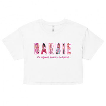 Crop Tee Barbie The Icon The Legend