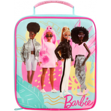 Barbie Polar Gear - Bolsa térmica para almuerzo con asa para niños, producto oficial de Polar Gear, poliéster 600D, reutilizable para alimentos y bebidas, refrigerios escolares, guardería, picnic