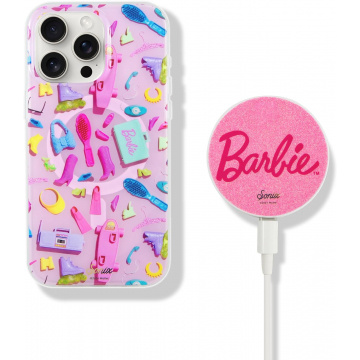 Funda Sonix x Barbie + cargador MagLink (perfectamente rosa) para MagSafe iPhone 15 Pro Max | Dream Closet