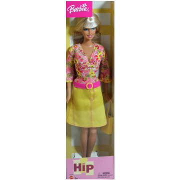 Muñeca Barie Hip (rosa-amarillo)