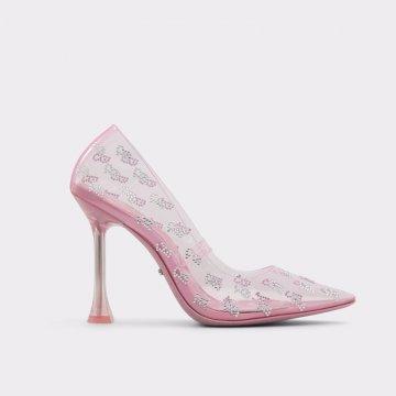 Zapatos de salón en rosa, tacón de aguja Barbie X Aldo