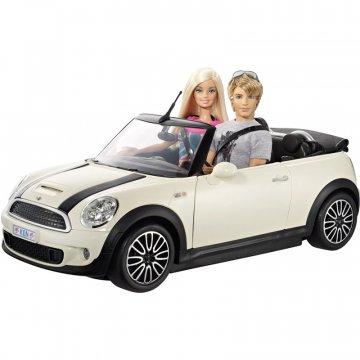 Set de regalo muñecas Barbie y Mini Cooper