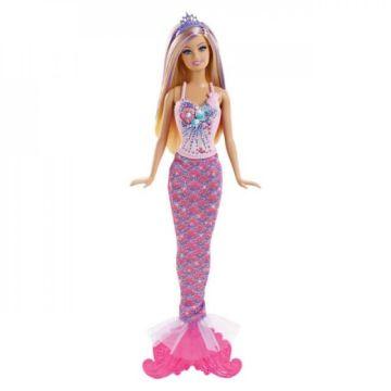 Muñeca Barbie Sirena (morada)
