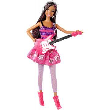 Muñeca estrella del rock Barbie Carreras