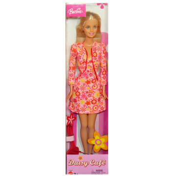 Muñeca Barbie Daisy Cafe (flores)