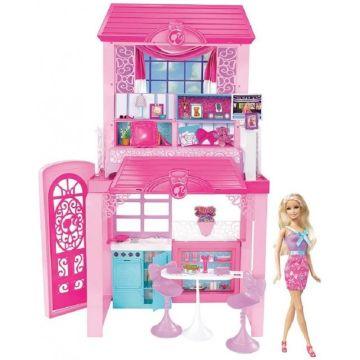 Casa y Muñeca Barbie Pink-Tastic Glam Vacation