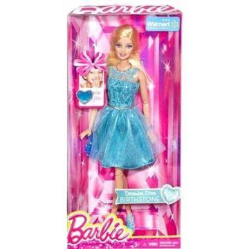 Muñeca Barbie Diciembre Birthstone (Walmart)