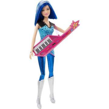 Muñeca e instrumento Barbie Rock ‘n Royals