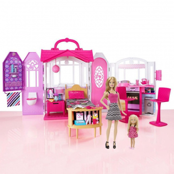 Barbie y Chelsea casa Glam Gateaway