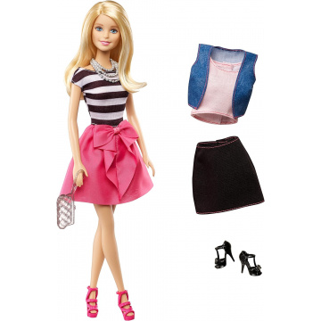 Set de regalo Muñeca Barbie y Modas Barbie