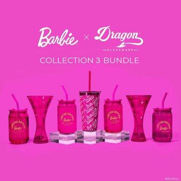 Dragon Glassware x Barbie Collection 3 Bundle