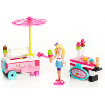 Mega Bloks Barbie Build 'n Style Ice Cream Cart