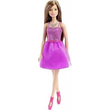 Muñeca Barbie Glitz Vestido Morado