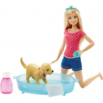 Muñeca Barbie y su Perrito Chip chap