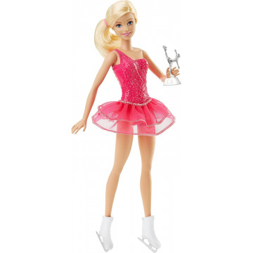 Muñeca Barbie Yo puedo ser patinadora sobre hielo