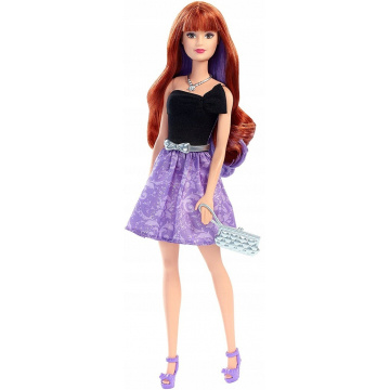 Barbie Day To Night Style (pelirrojo-morado)