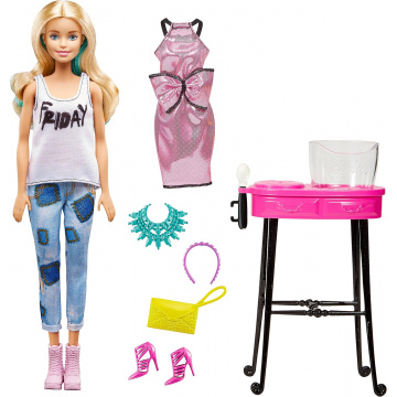 Muñeca y set de juegos Barbie Day To Night Style