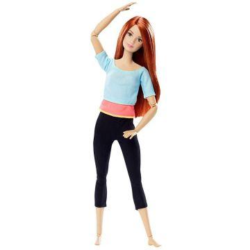 Muñeca Barbie Made to Move - Top Azul