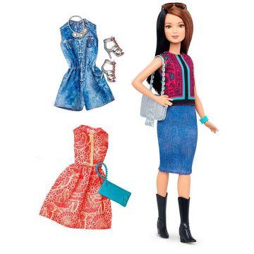 Muñeca y modas Barbie Fashionistas 41 bonita en cachemir - Petite