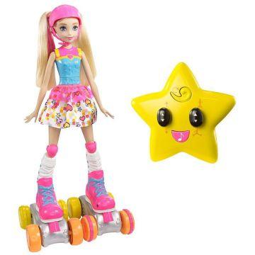 Barbie Video Game Hero Remote Control Roller Skating Barbie Doll