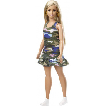 Muñeca Barbie Fashionistas Urban Camo (Curvy)
