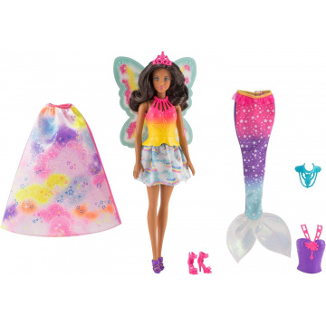 Set de regalo Fairytale Dress Up Barbie Dreamtopia (morena)