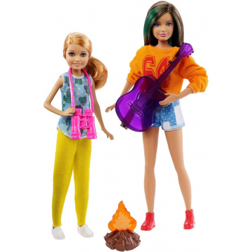 Pack de 2 muñecas Skipper & Stacie  Barbie Sisters Camping Fun