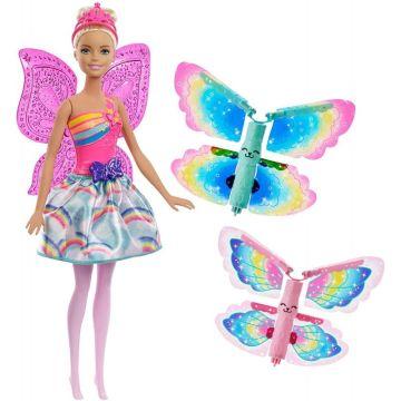 Muñeca Hada de alas voladoras Barbie Dreamtopia