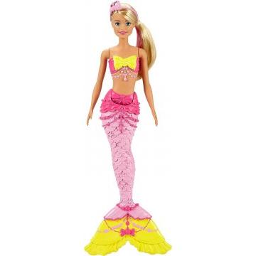 Muñeca Barbie Sirena Dreamtopia Sweetville (Rubia)